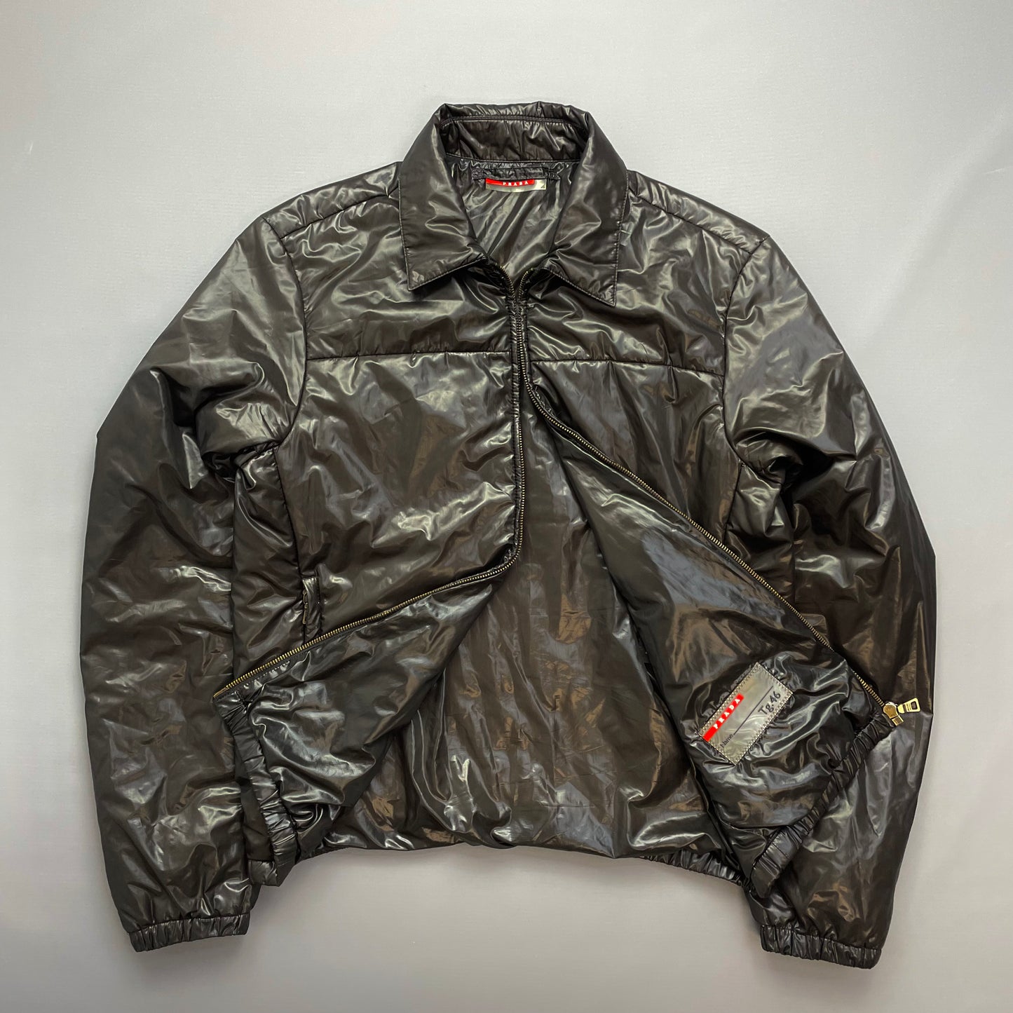 Prada Sport 2009 Nylon Lightweight Padded Harrington Jacket
