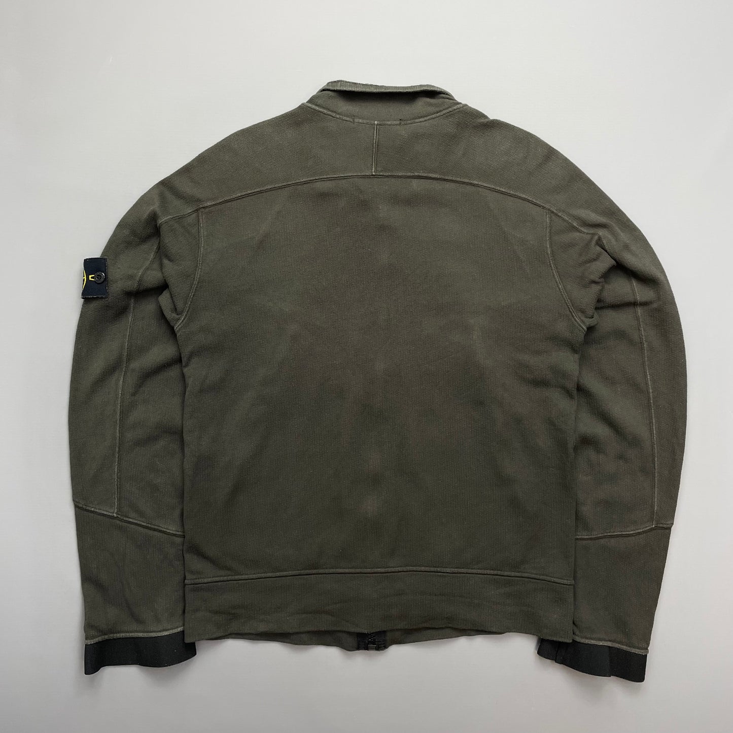 Stone Island Khaki SS06 Lightweight Cotton Zip-Through Jacket