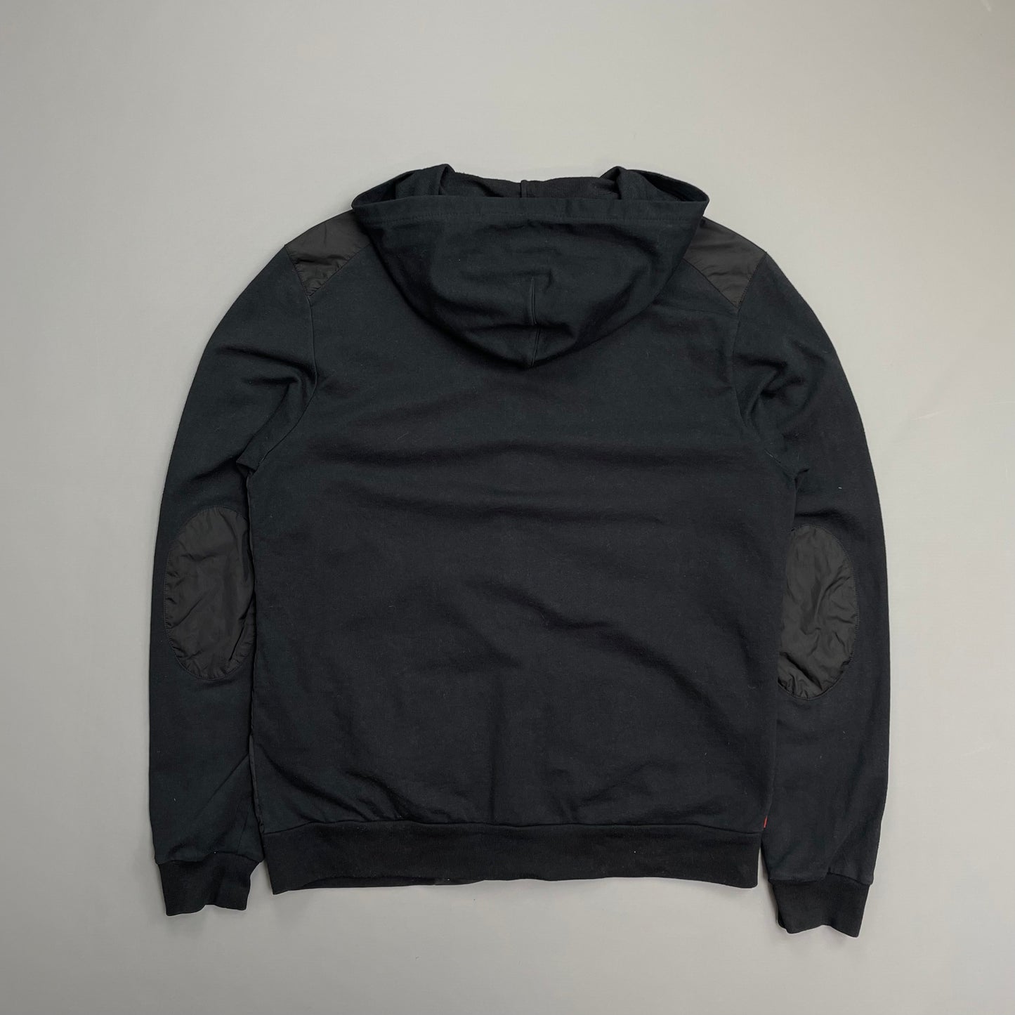 Prada Sport Navy 00s Nylon Panelled Lightweight Zip-Through Hoodie