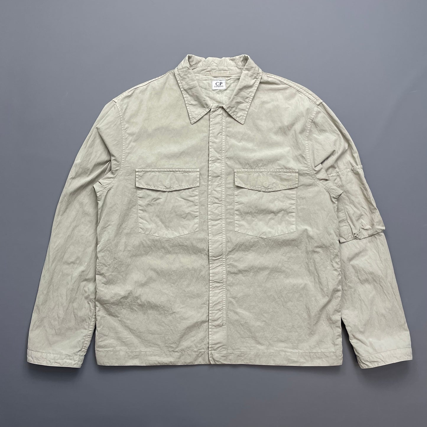 CP Company Grey Lightweight Overshirt Jacket
