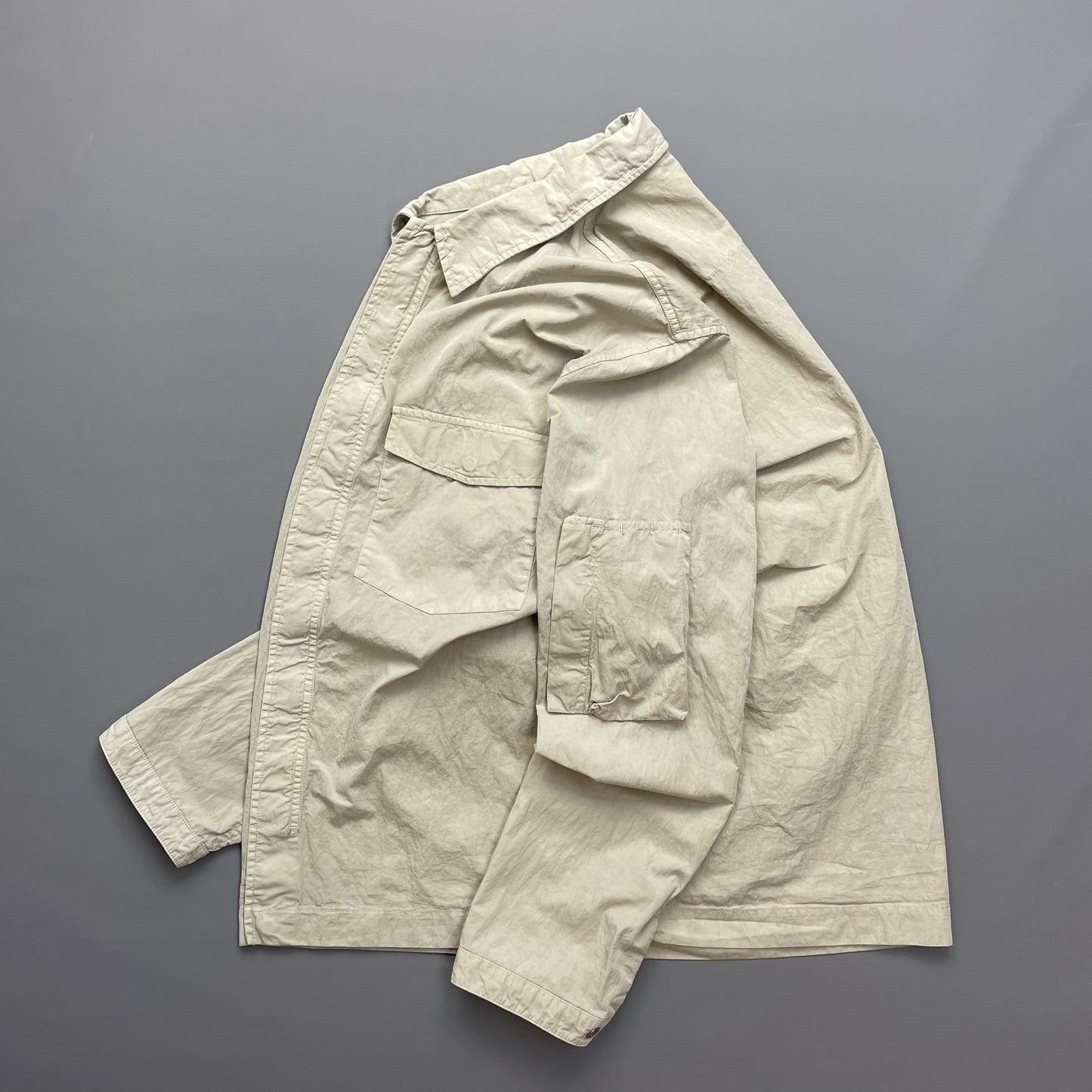 CP Company Grey Lightweight Overshirt Jacket