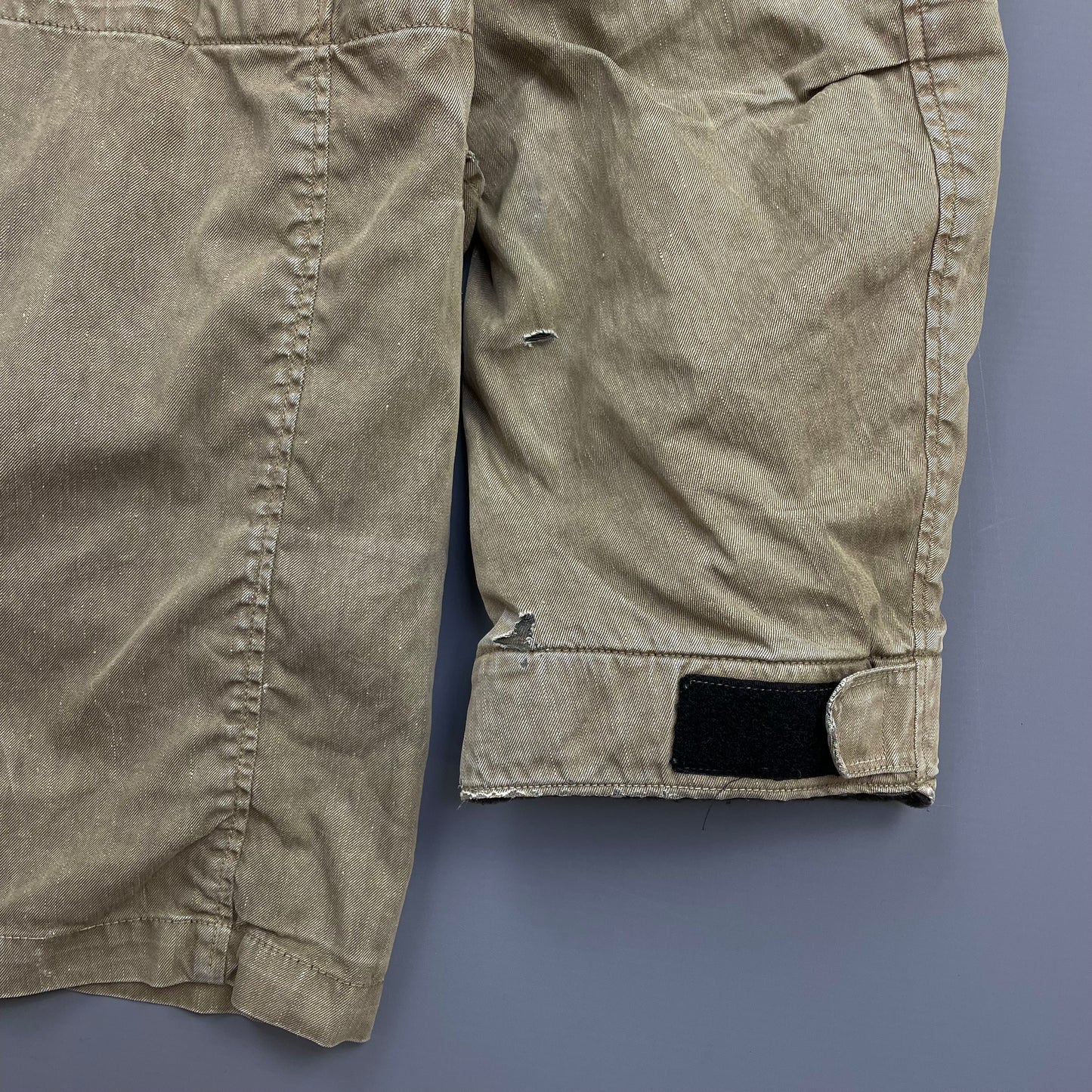 Stone Island Tan & Brown AW06 Lino-Flax Concealed Hood Dutch Rope Liner Overcoat