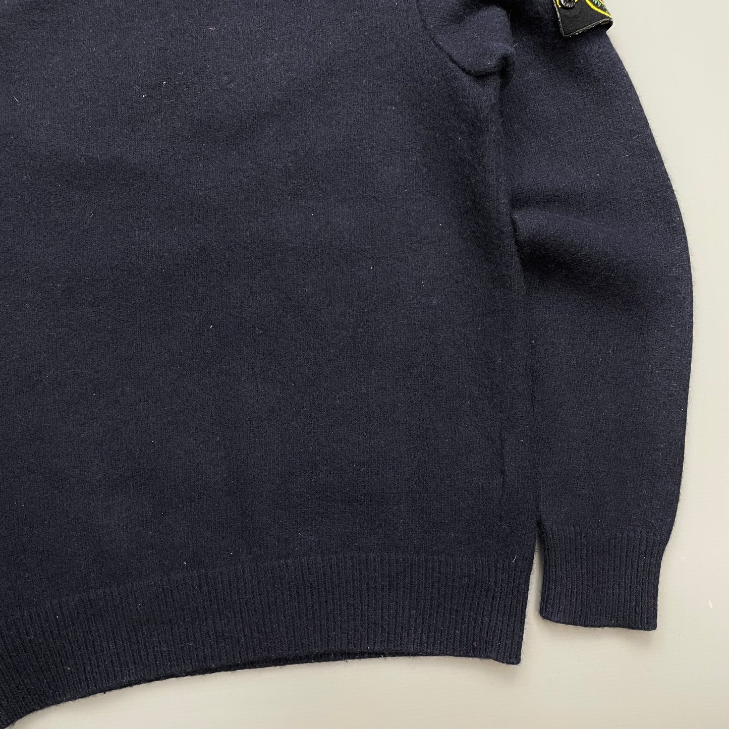 Stone Island Navy AW21 Wool Knit Crewneck Jumper
