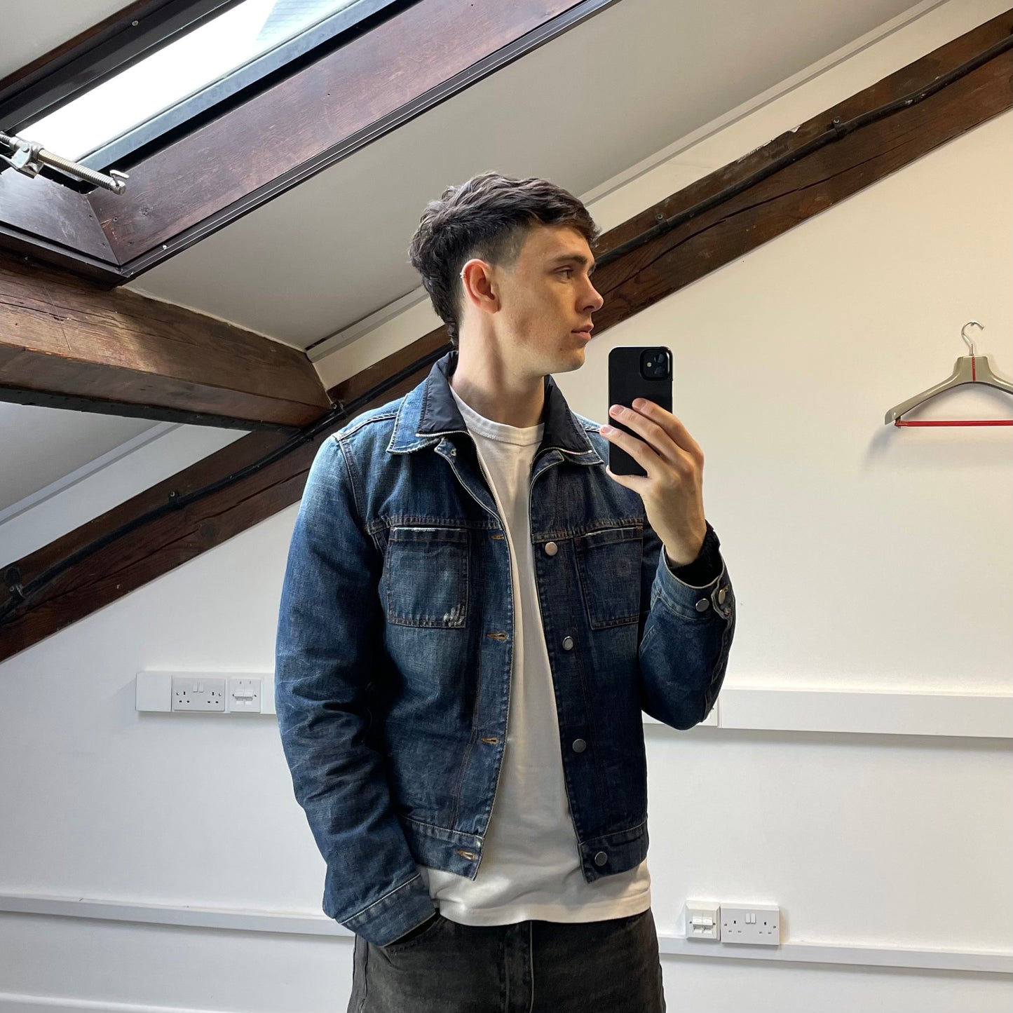 Prada Sport Blue Denim Lined 2005 Ski Jacket