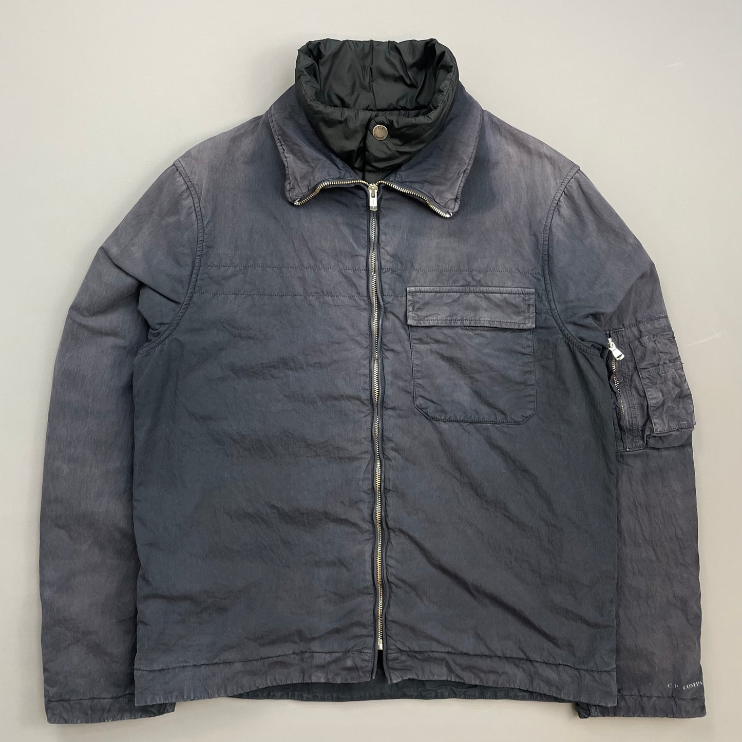 C.P. Company Navy AW05 Sun-Faded Lined Harrington Jacket
