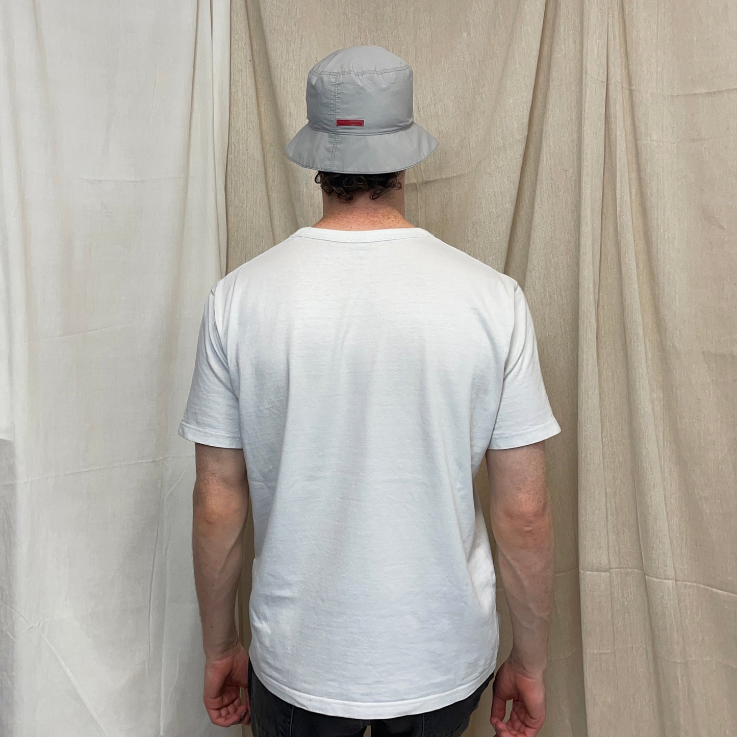 Prada Sport Grey 00s Bucket Hat