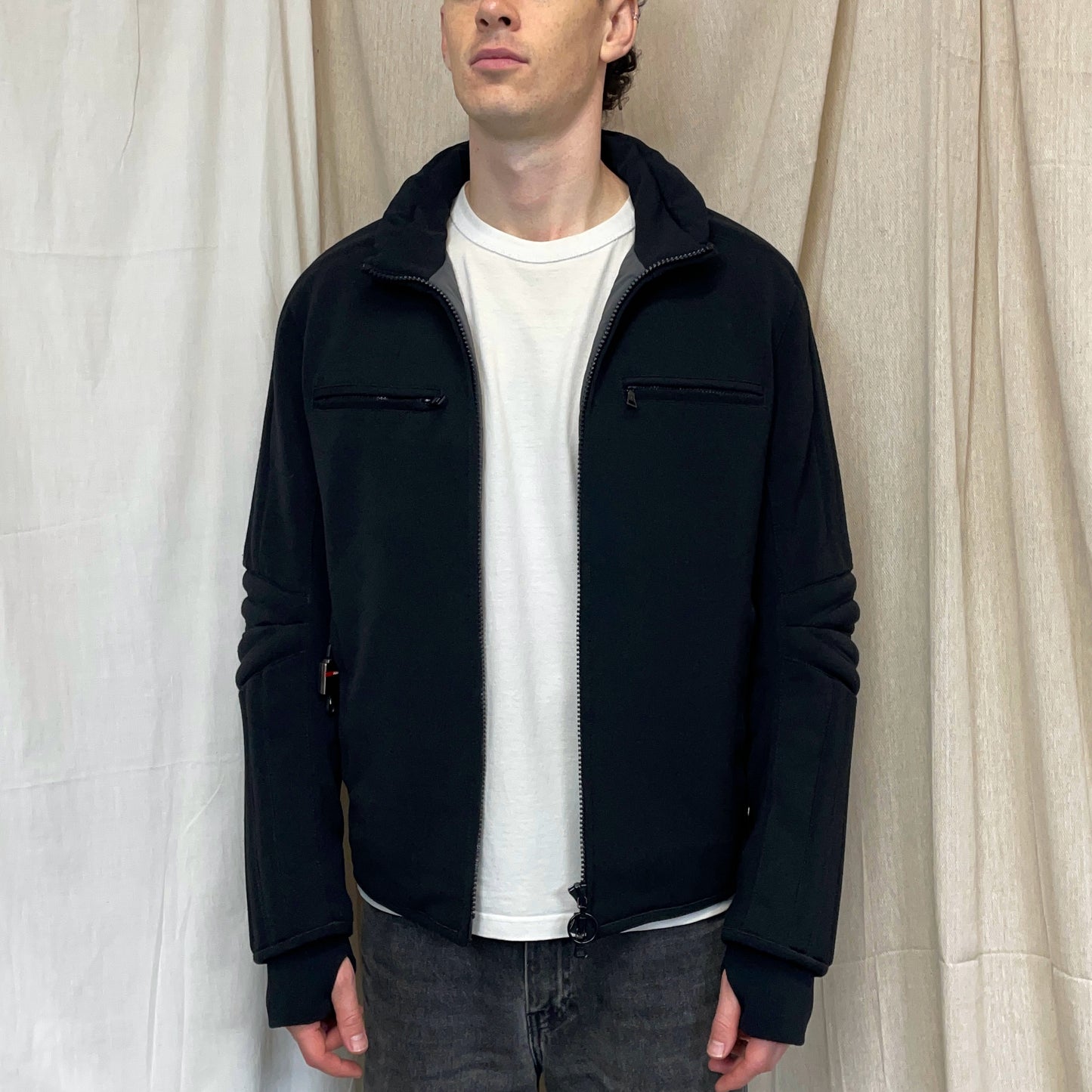 Prada Sport Black 00s Padded Technical Ski Jacket