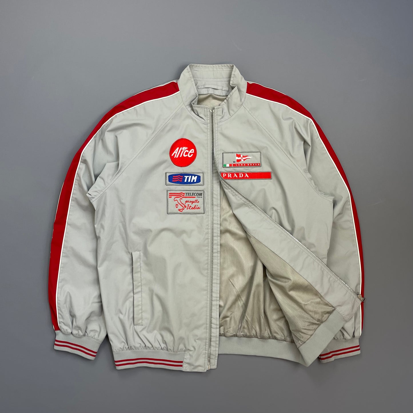 Prada Luna Rossa 2000's Sailing Team Racing Windbreaker Jacket