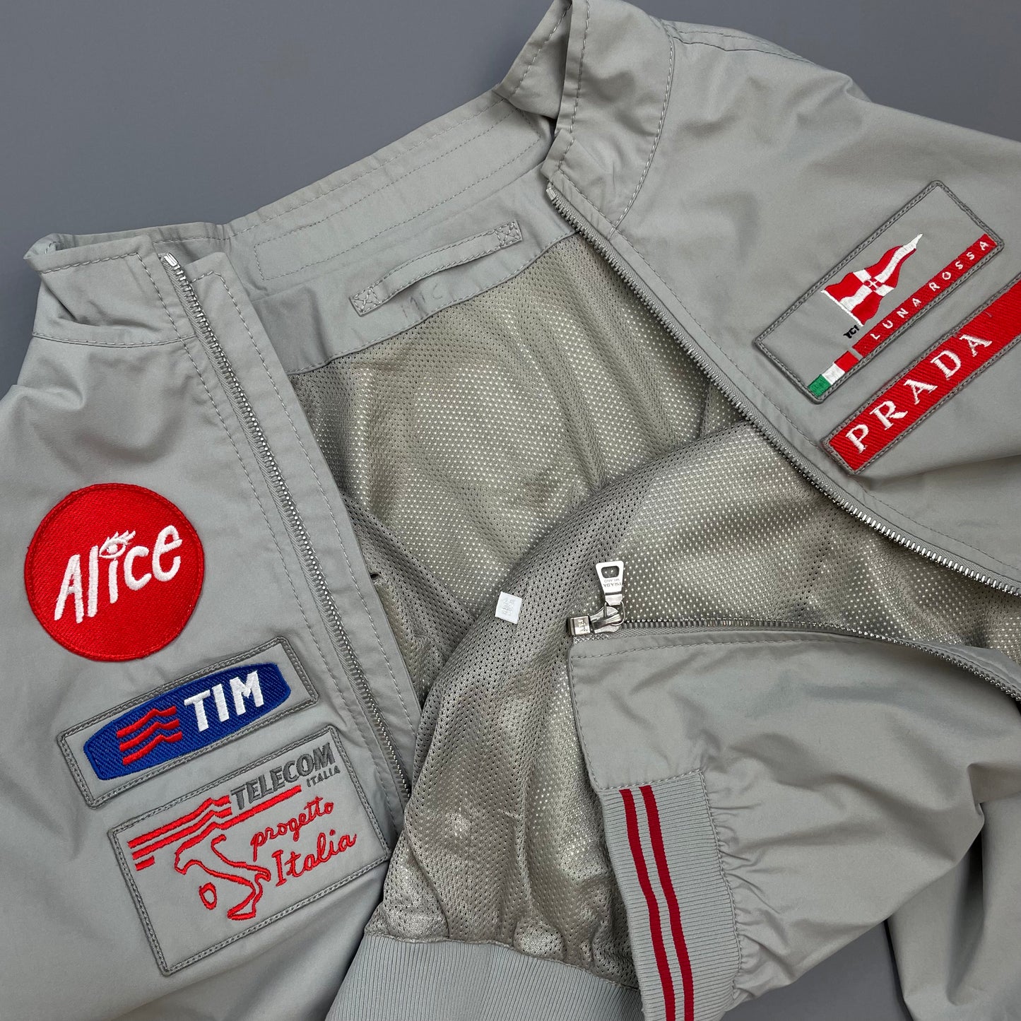 Prada Luna Rossa 2000's Sailing Team Racing Windbreaker Jacket