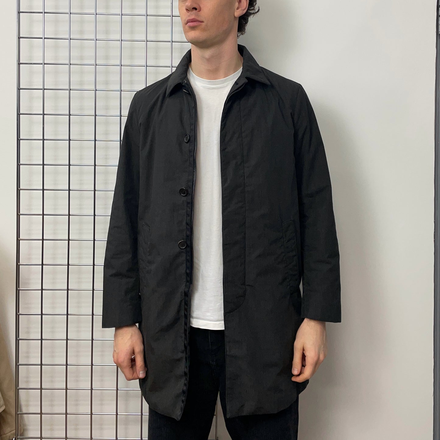 Prada Sport Grey 2007 Kevlar Padded Trench Coat