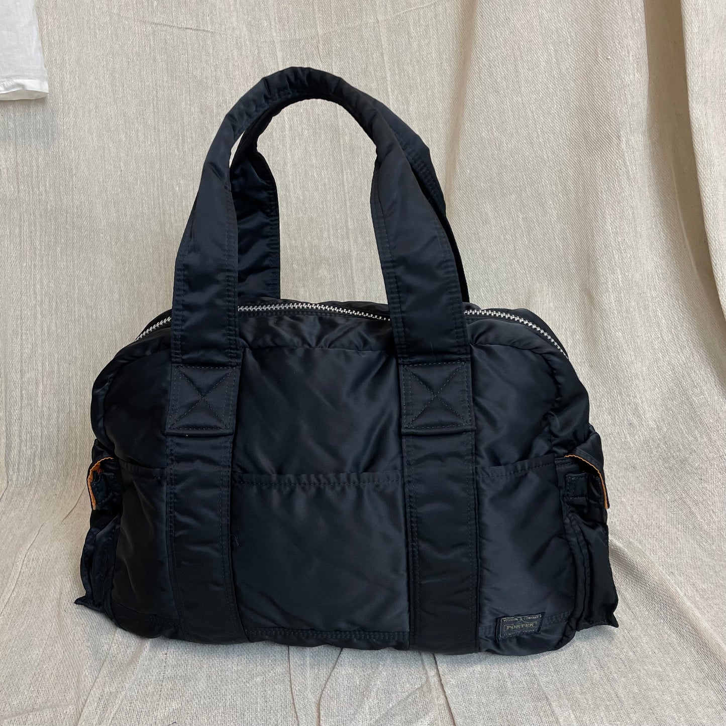 Porter Yoshida & Co. Black Nylon Tanker Handheld Boston Duffle Bag