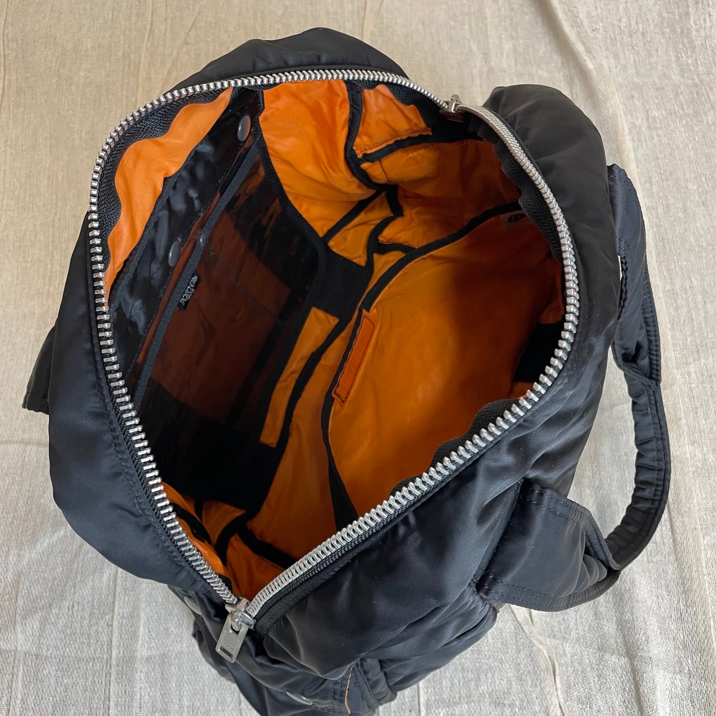 Porter Yoshida & Co. Black Nylon Tanker Handheld Boston Duffle Bag