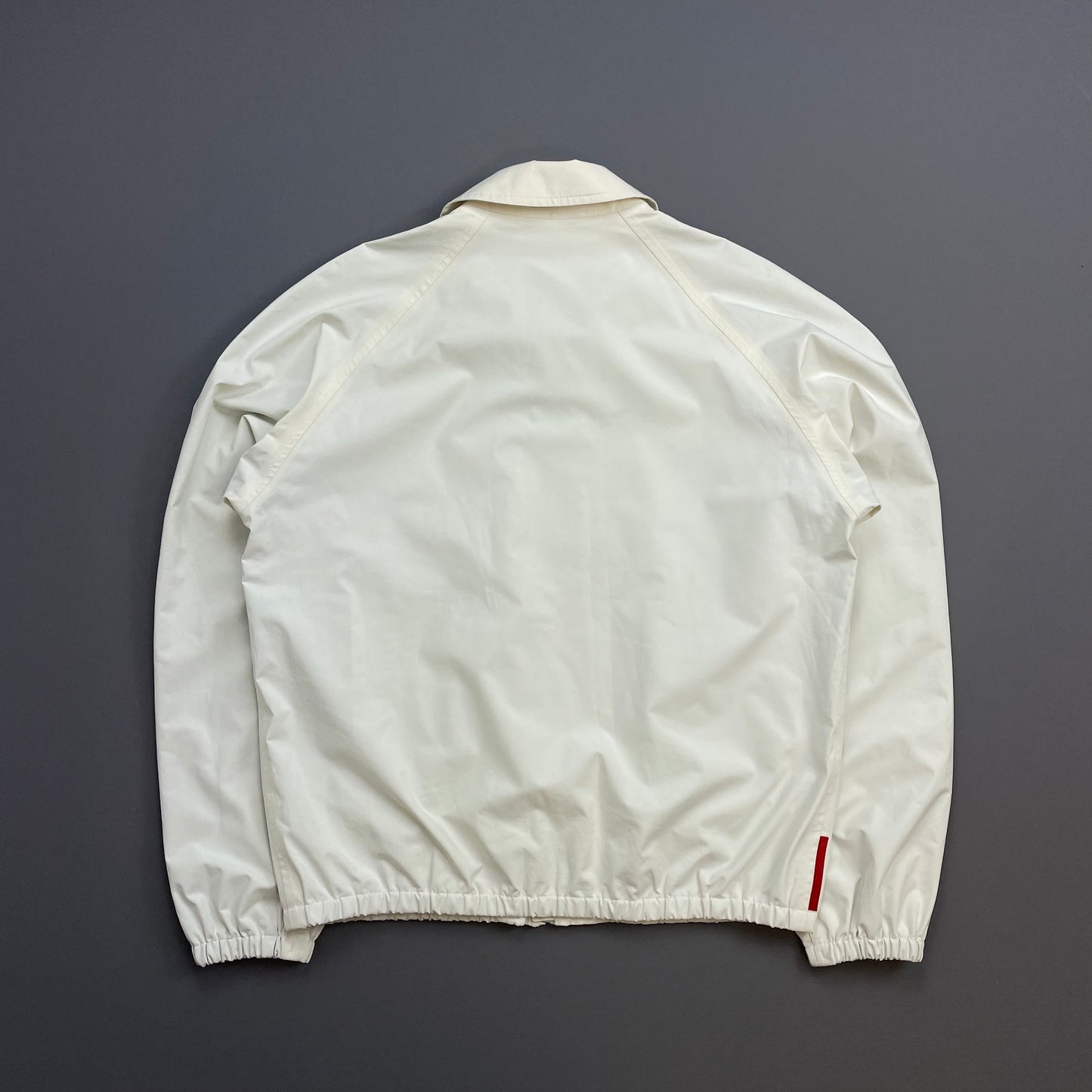 Prada Sport Cream White 00s Goretex Harrington Bomber Jacket