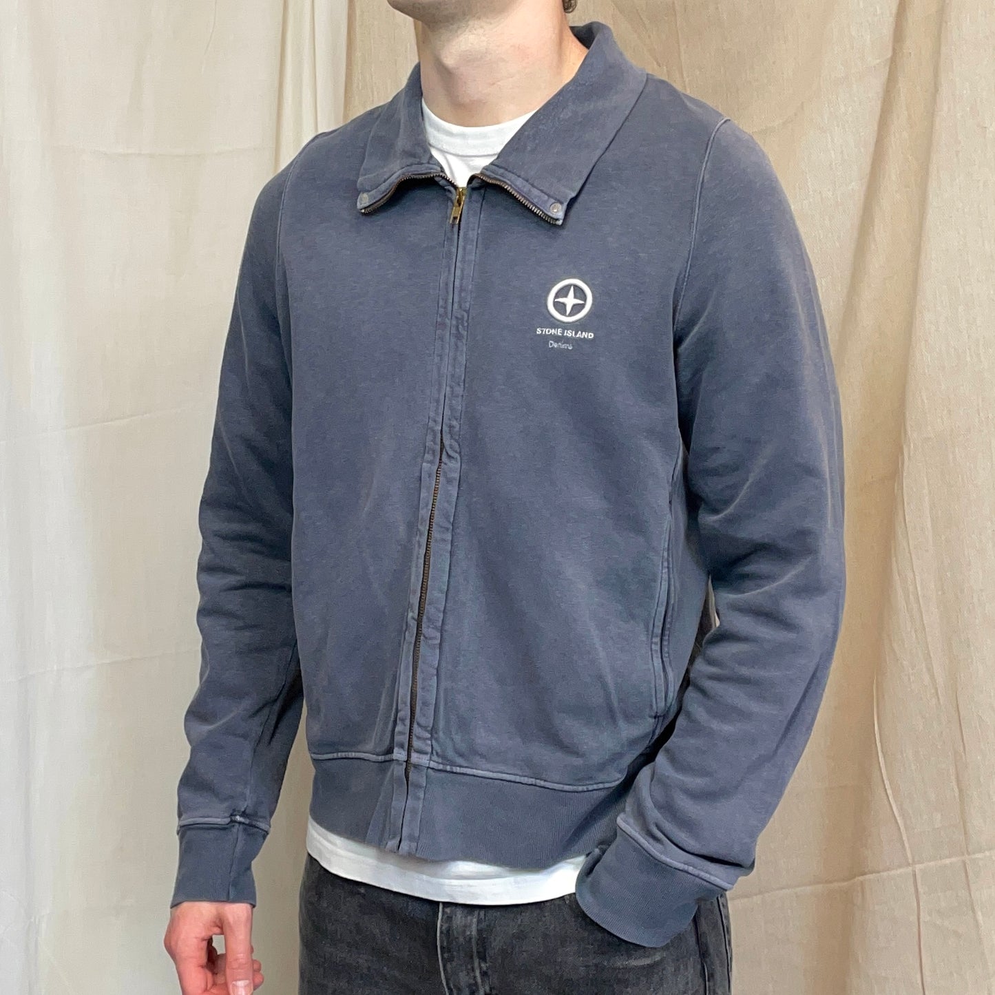 Stone Island Denims Blue AW05 Lightweight Cotton Jacket