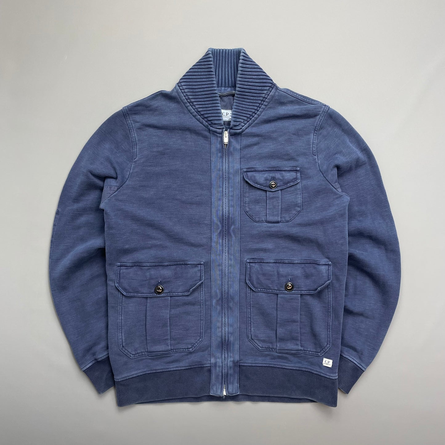 C.P. Company Blue Japanese Release Cotton Zip-Through Jacket
