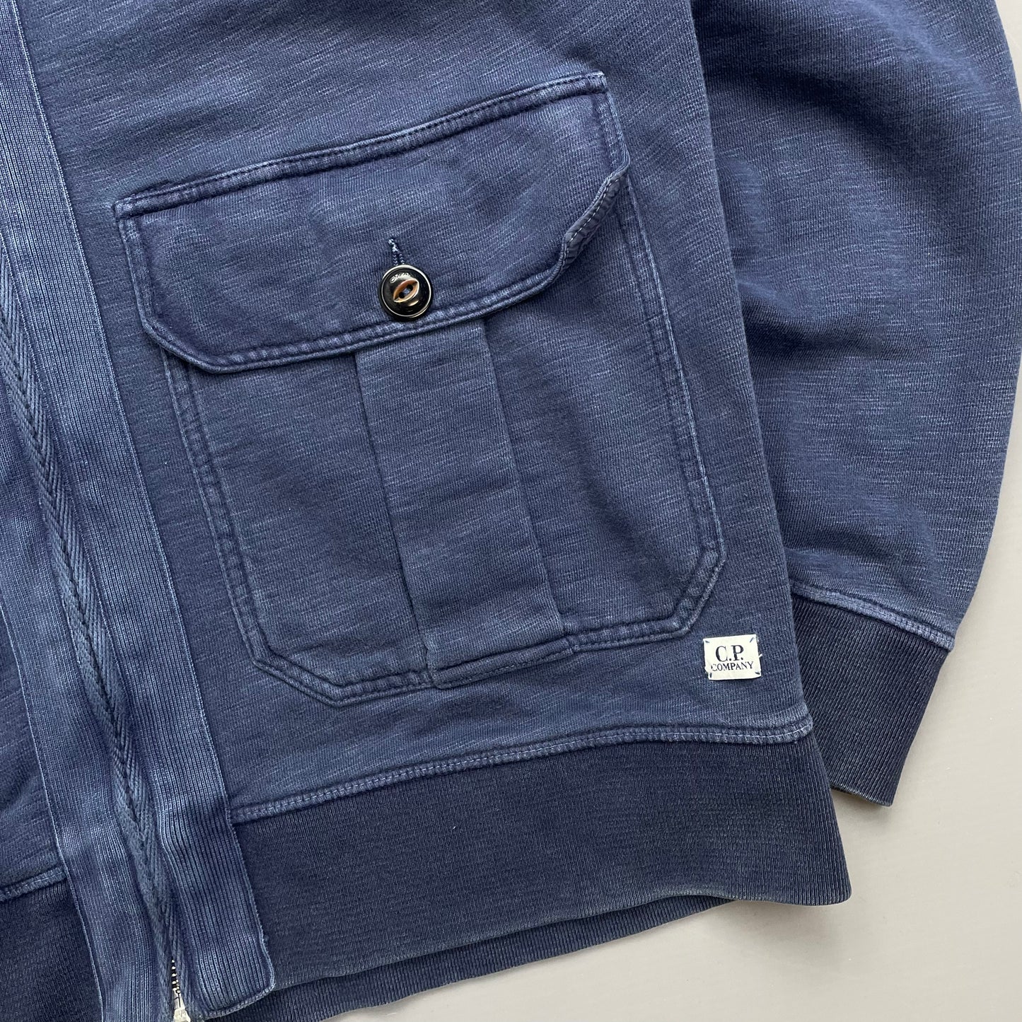 C.P. Company Blue Japanese Release Cotton Zip-Through Jacket