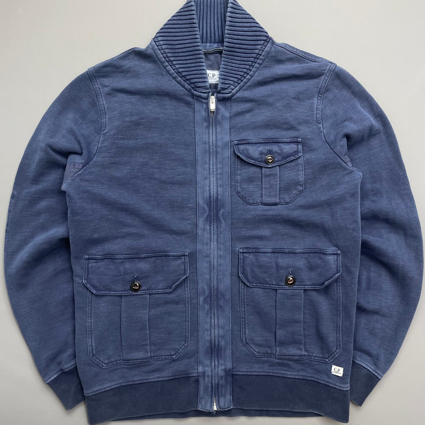 C.P. Company Blue Japanese Release Cotton Zip-Through Jacket