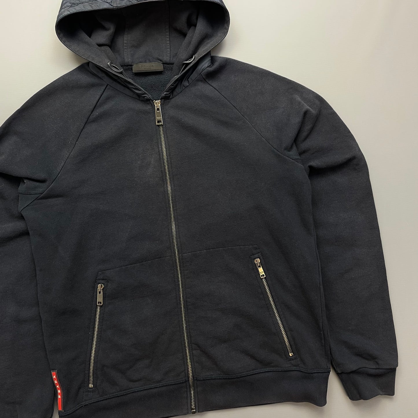 Prada Sport Navy 2017 Nylon Hoodie