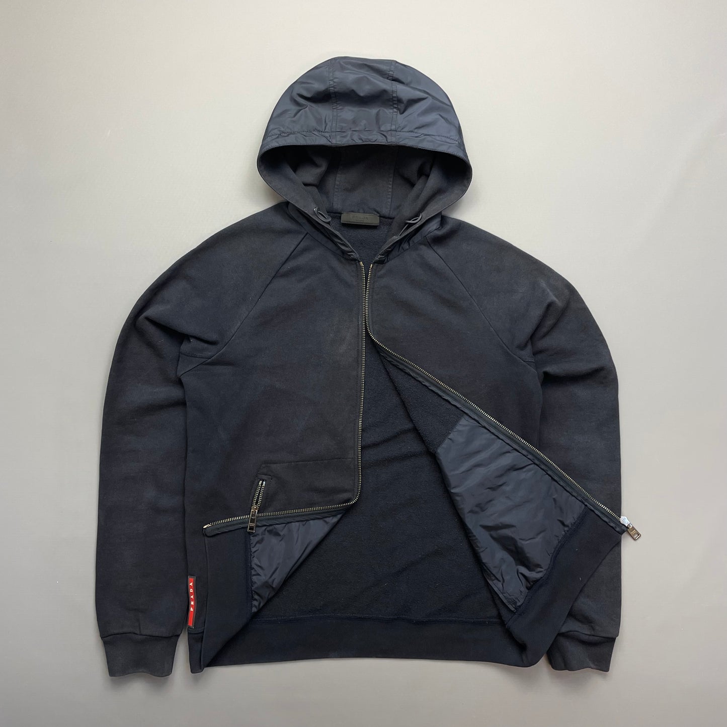 Prada Sport Navy 2017 Nylon Hoodie