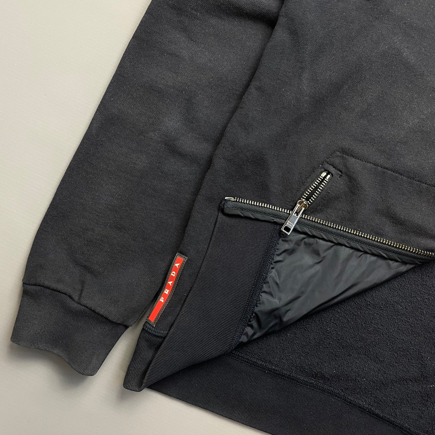 Prada Sport Navy 2017 Nylon Hoodie