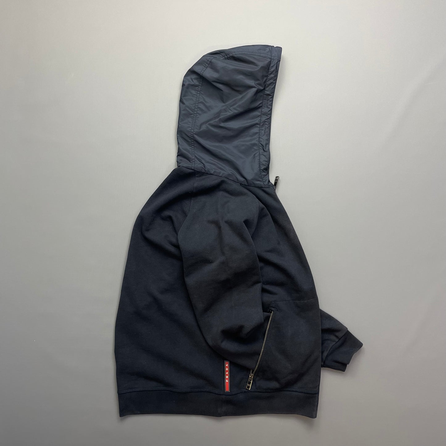 Prada Sport Navy 2017 Nylon Hoodie