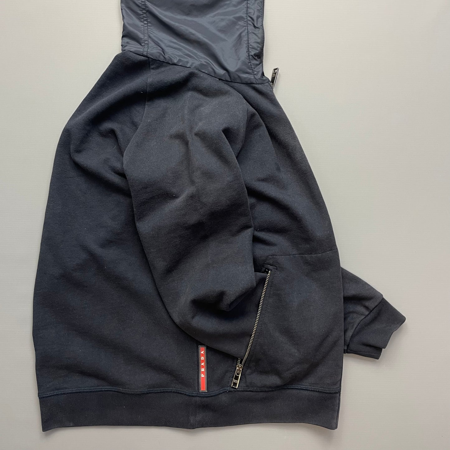 Prada Sport Navy 2017 Nylon Hoodie