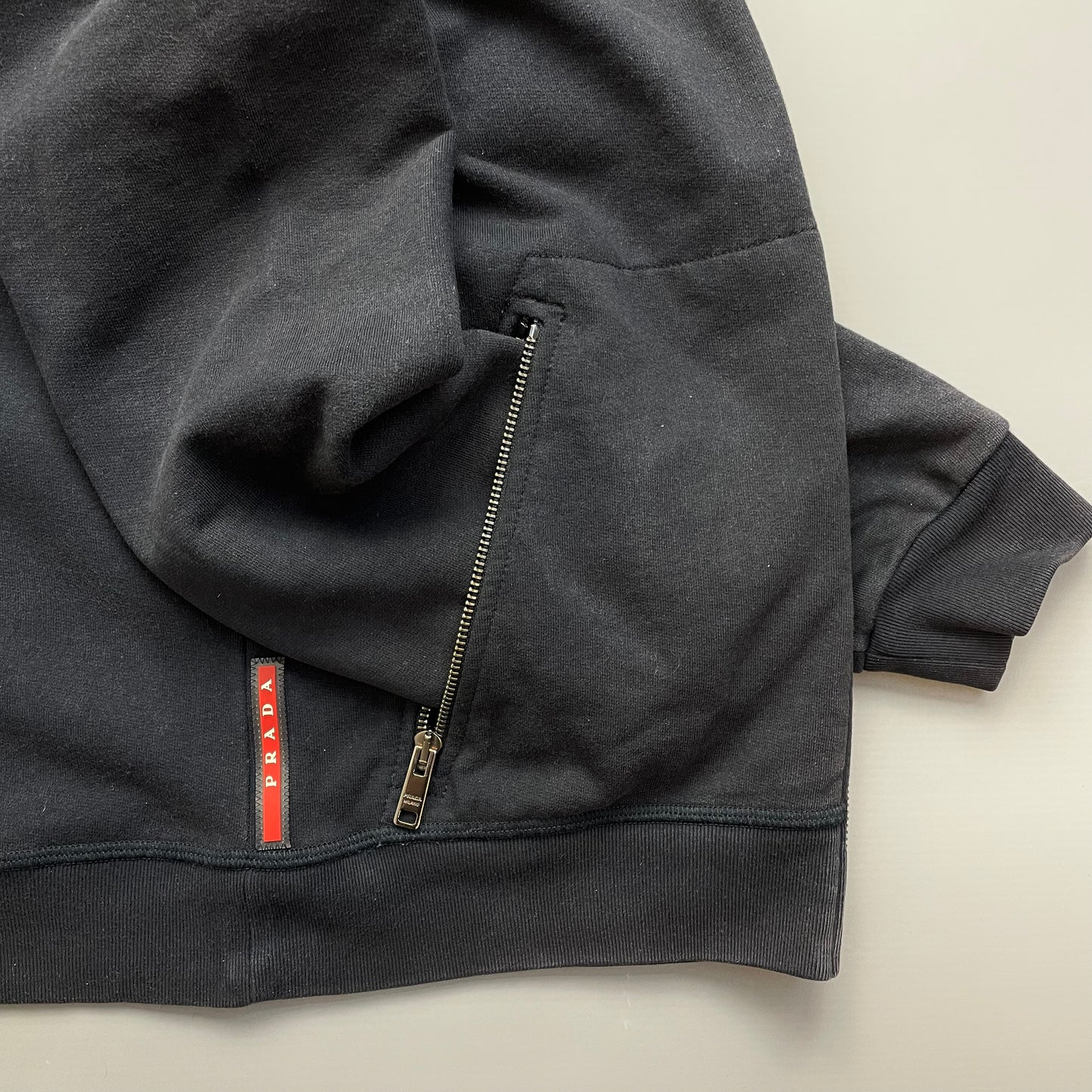 Prada Sport Navy 2017 Nylon Hoodie