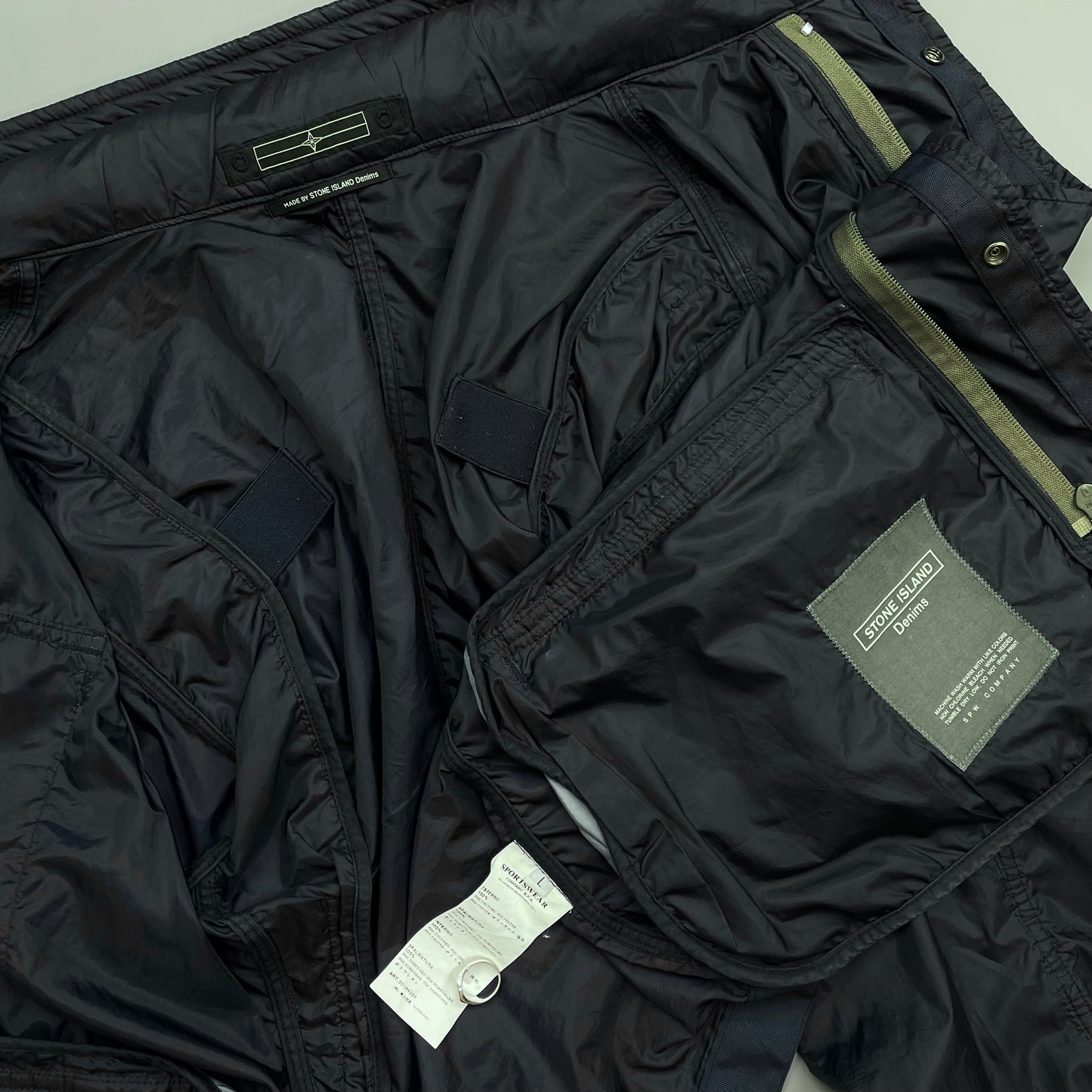 Stone Island Denims Navy SS09 Concealed Hood Tailored Field Jacket