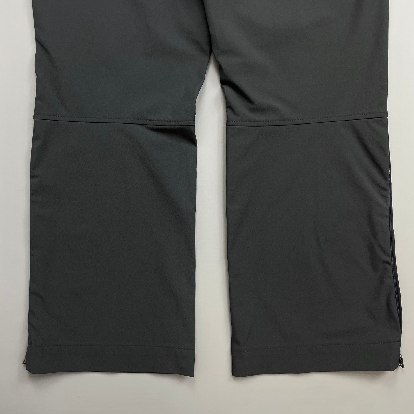 Prada Sport Grey 00s Technical Nylon Straight Leg Trouser