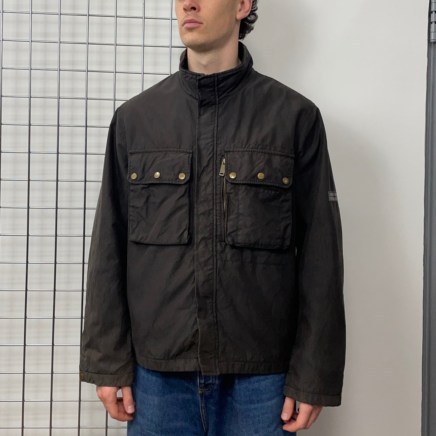 Stone Island Denims Grey AW07 Waxy Coated Field Jacket