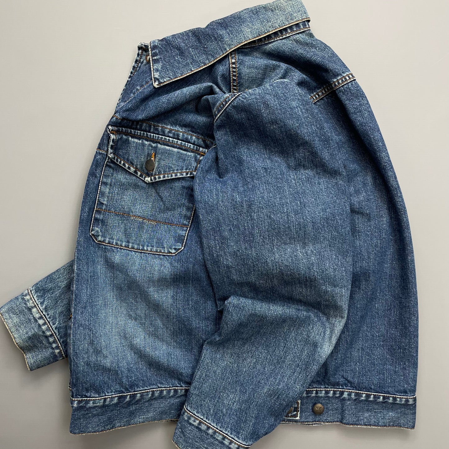 Stone Island Denims Blue Denim Trucker Jacket