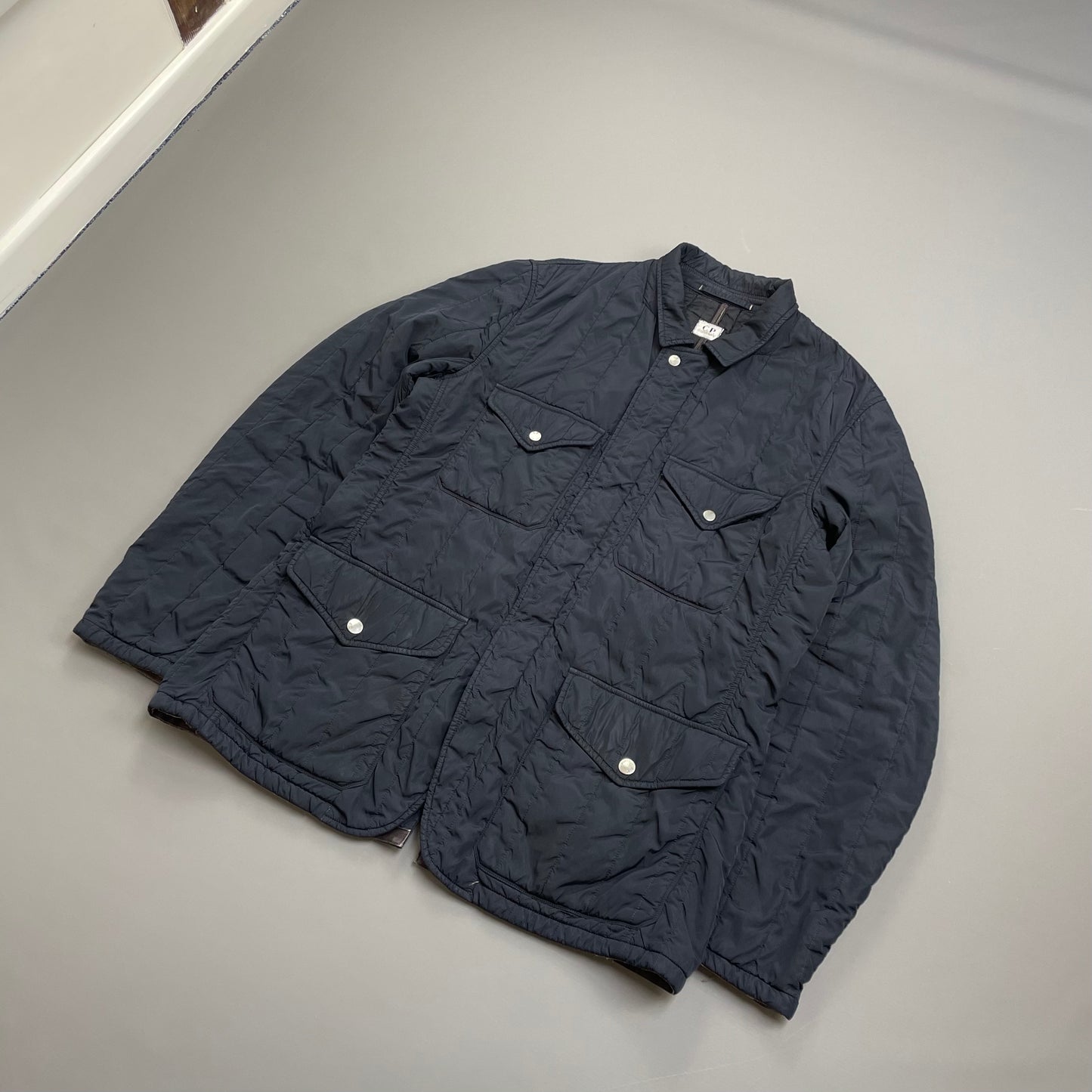 C.P. Company Navy AW08 Midweight Padded Nylon Field Jacket