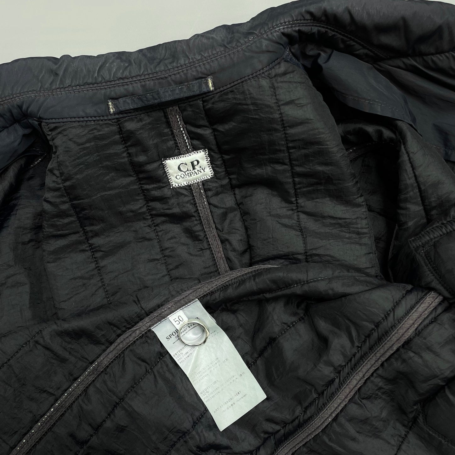 C.P. Company Navy AW08 Midweight Padded Nylon Field Jacket