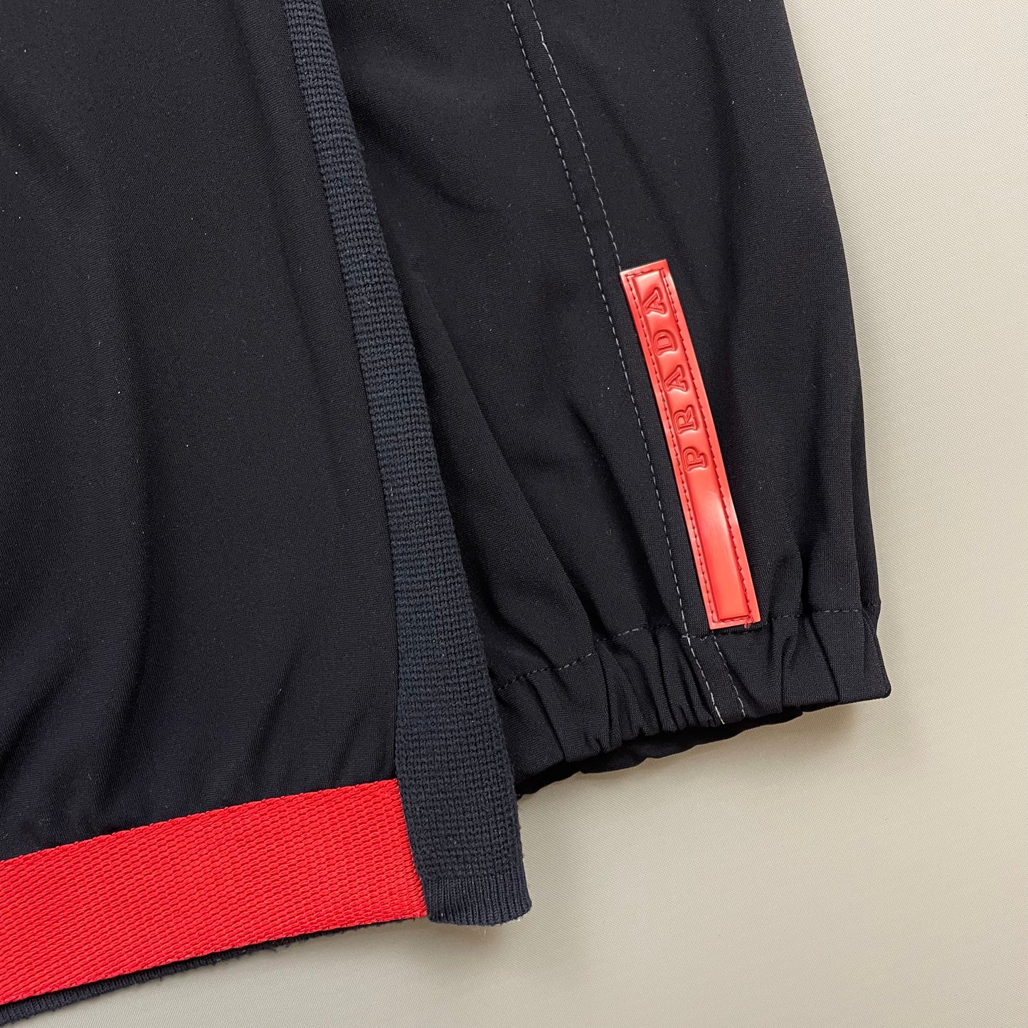 Prada Sport Navy SS00 Lightweight Zip-Through Nylon Panelled Jacket