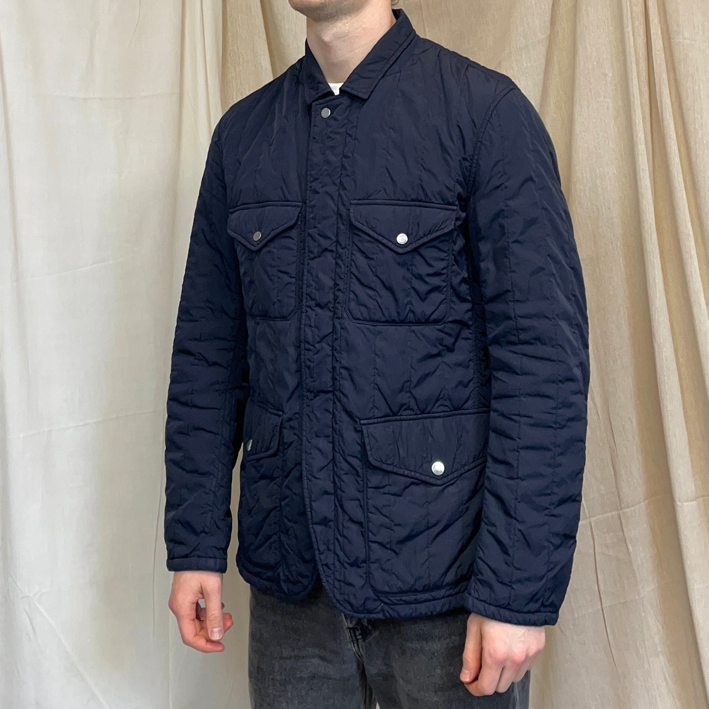 C.P. Company Navy AW08 Midweight Padded Nylon Field Jacket
