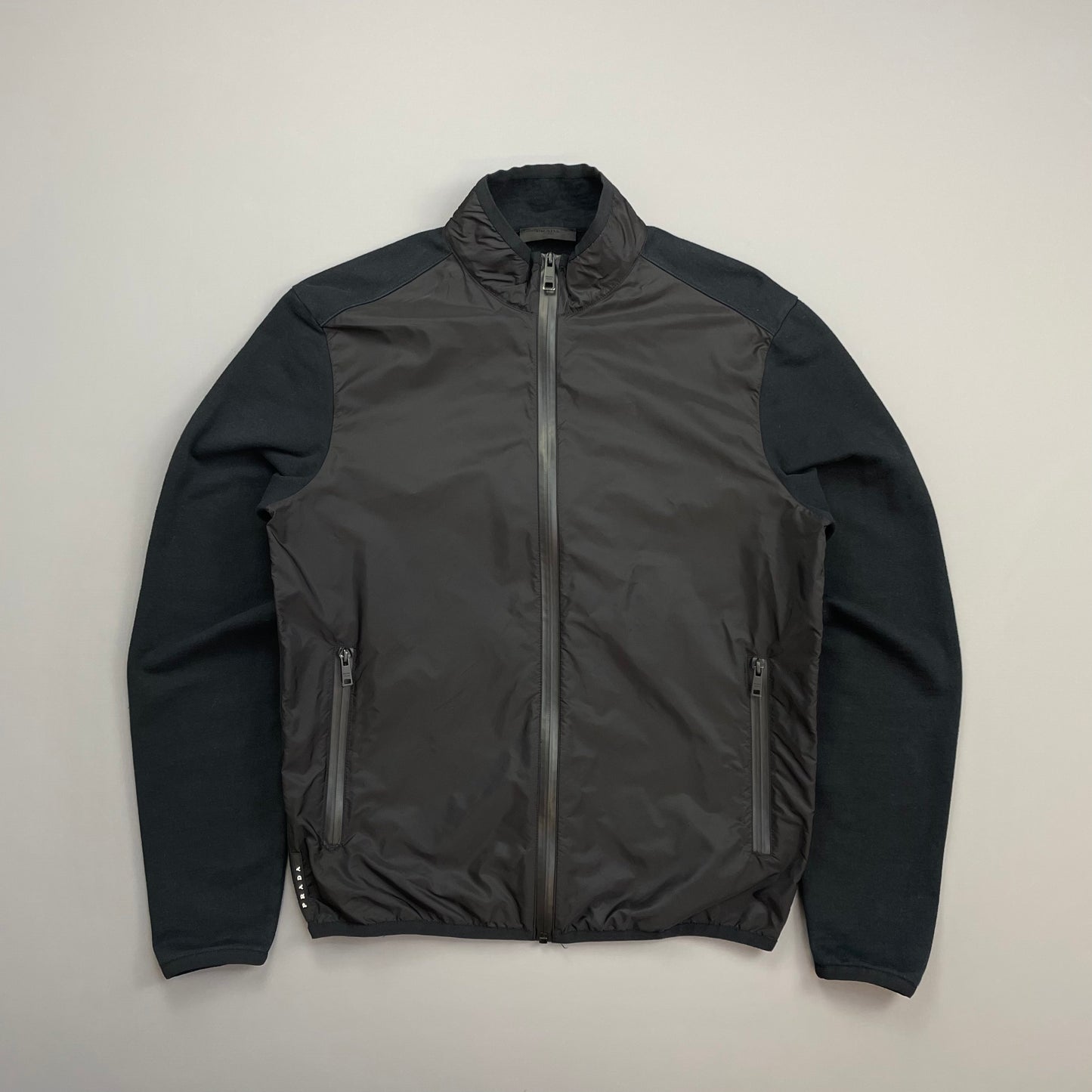 Prada Black 2019 Nylon Panelled Track Jacket