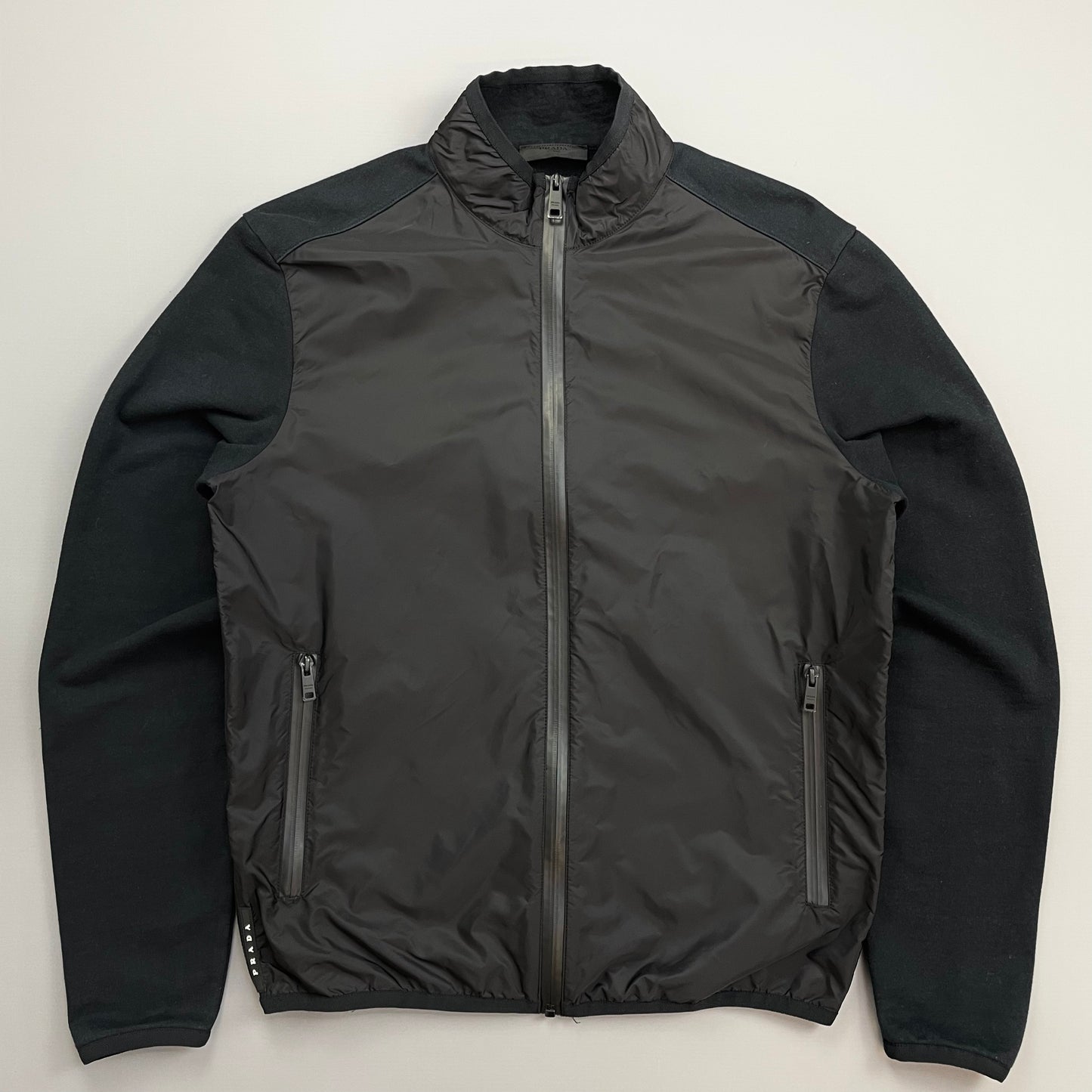 Prada Black 2019 Nylon Panelled Track Jacket