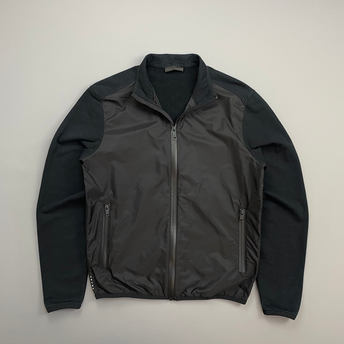 Prada Black 2019 Nylon Panelled Track Jacket