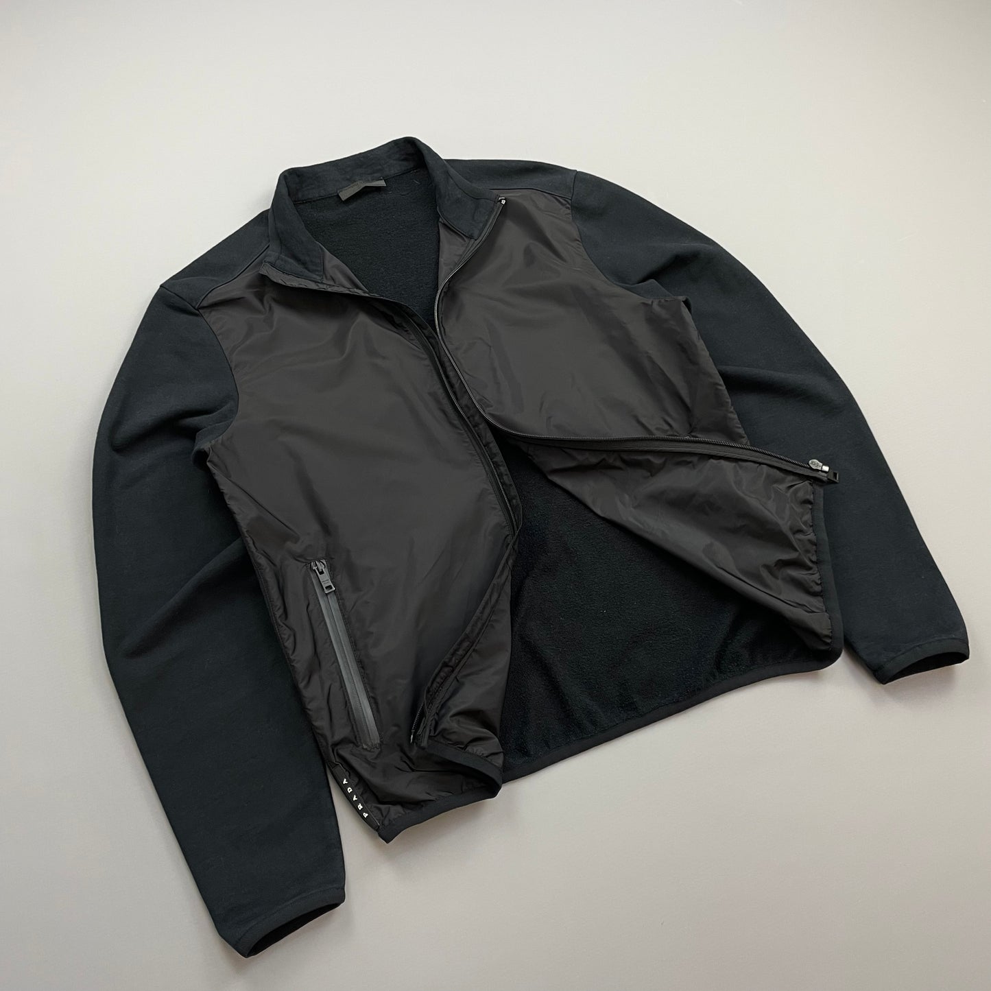 Prada Black 2019 Nylon Panelled Track Jacket