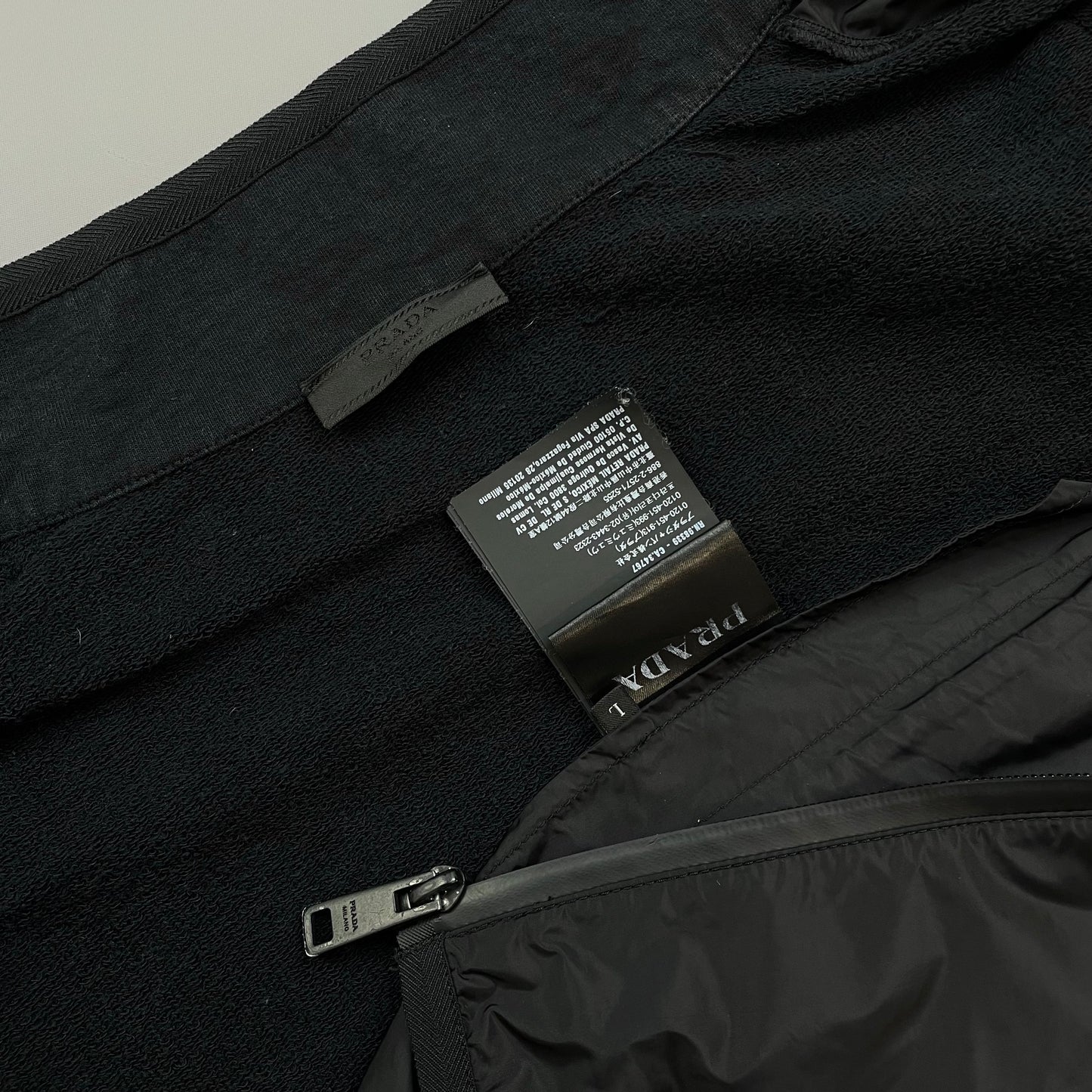 Prada Black 2019 Nylon Panelled Track Jacket