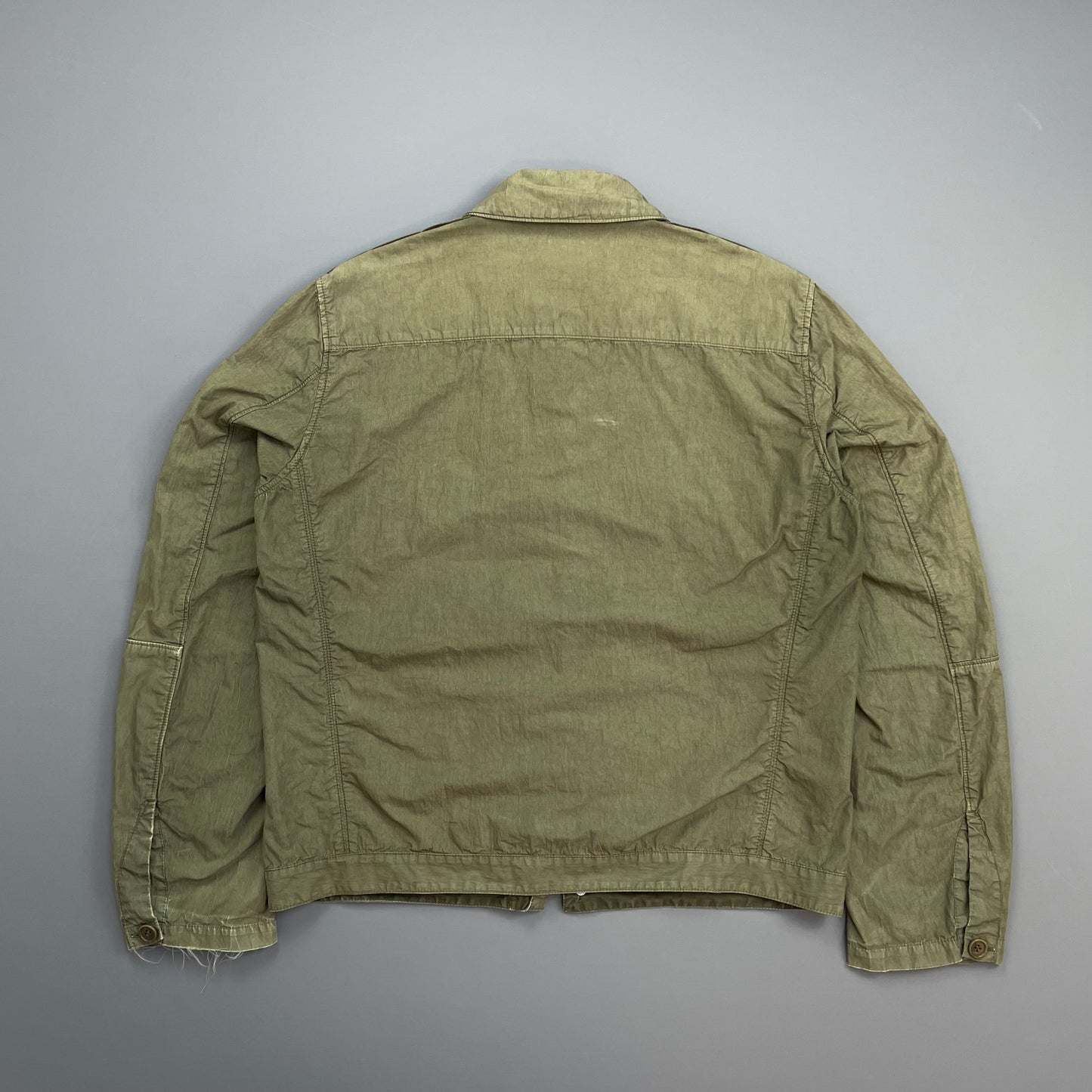 C.P. Company Khaki SS07 Cotton/Nylon Military Style Harrington Jacket
