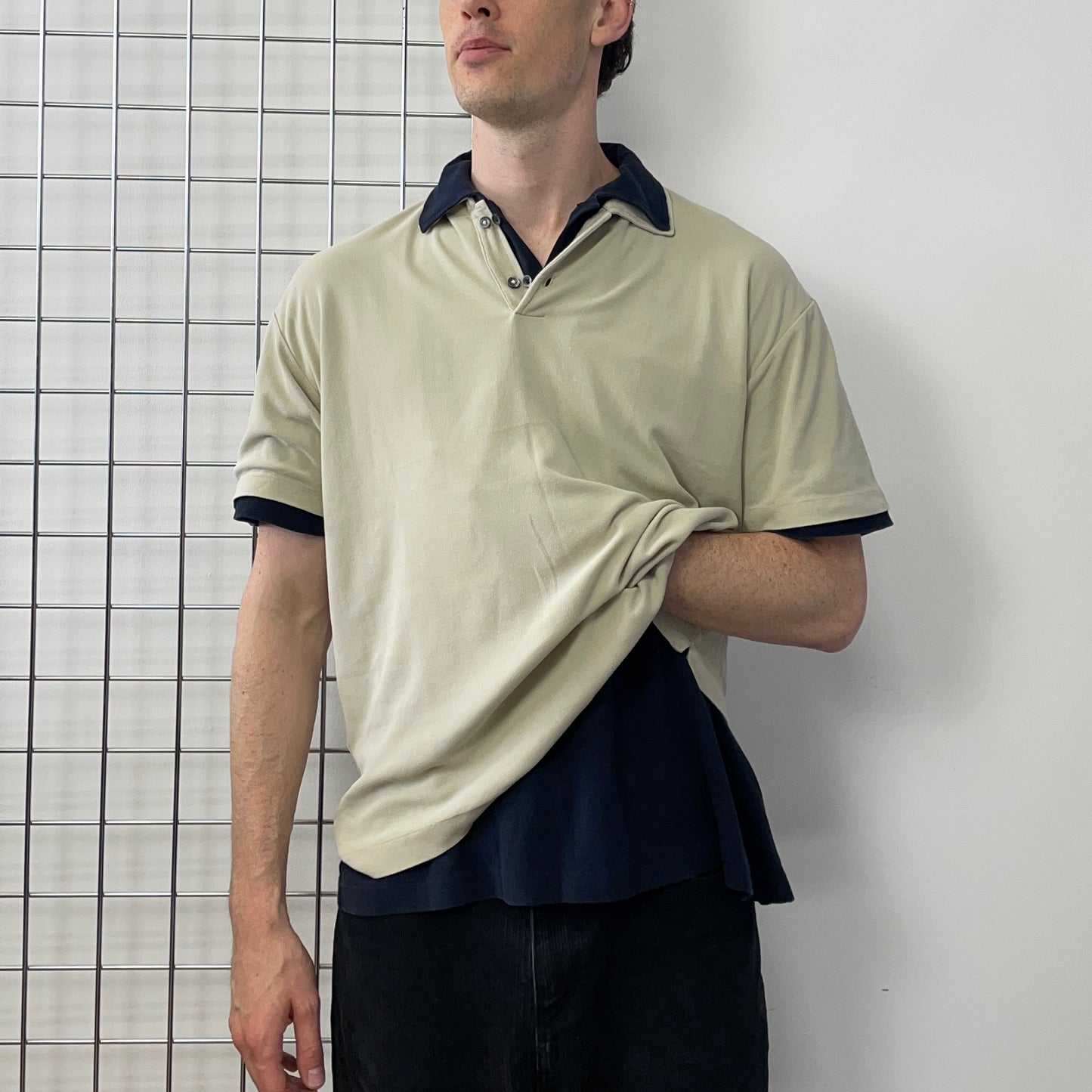 C.P. Company Beige SS99 Short Sleeve Polo Shirt