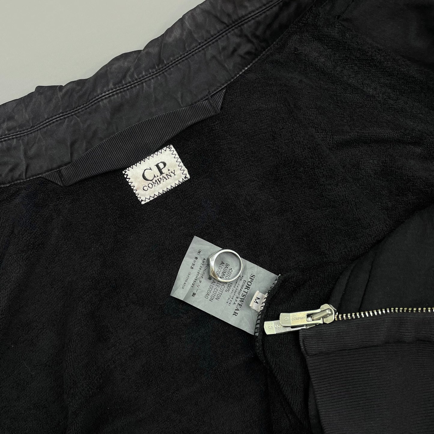 C.P. Company Navy SS07 Fleece Lined Cotton Military Style Jacket