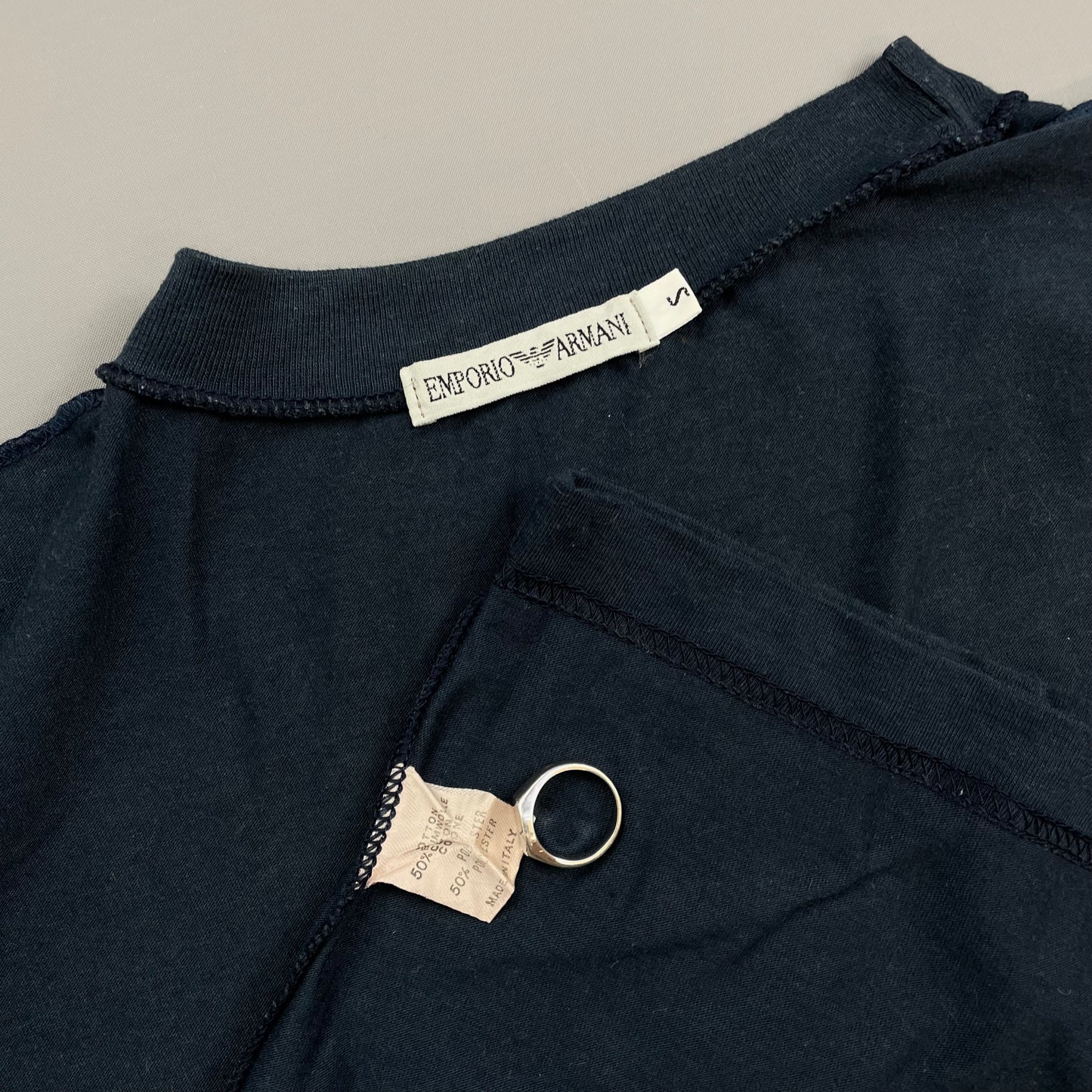 Emporio Armani Navy 90s "The T-Shirt" Vintage Tee