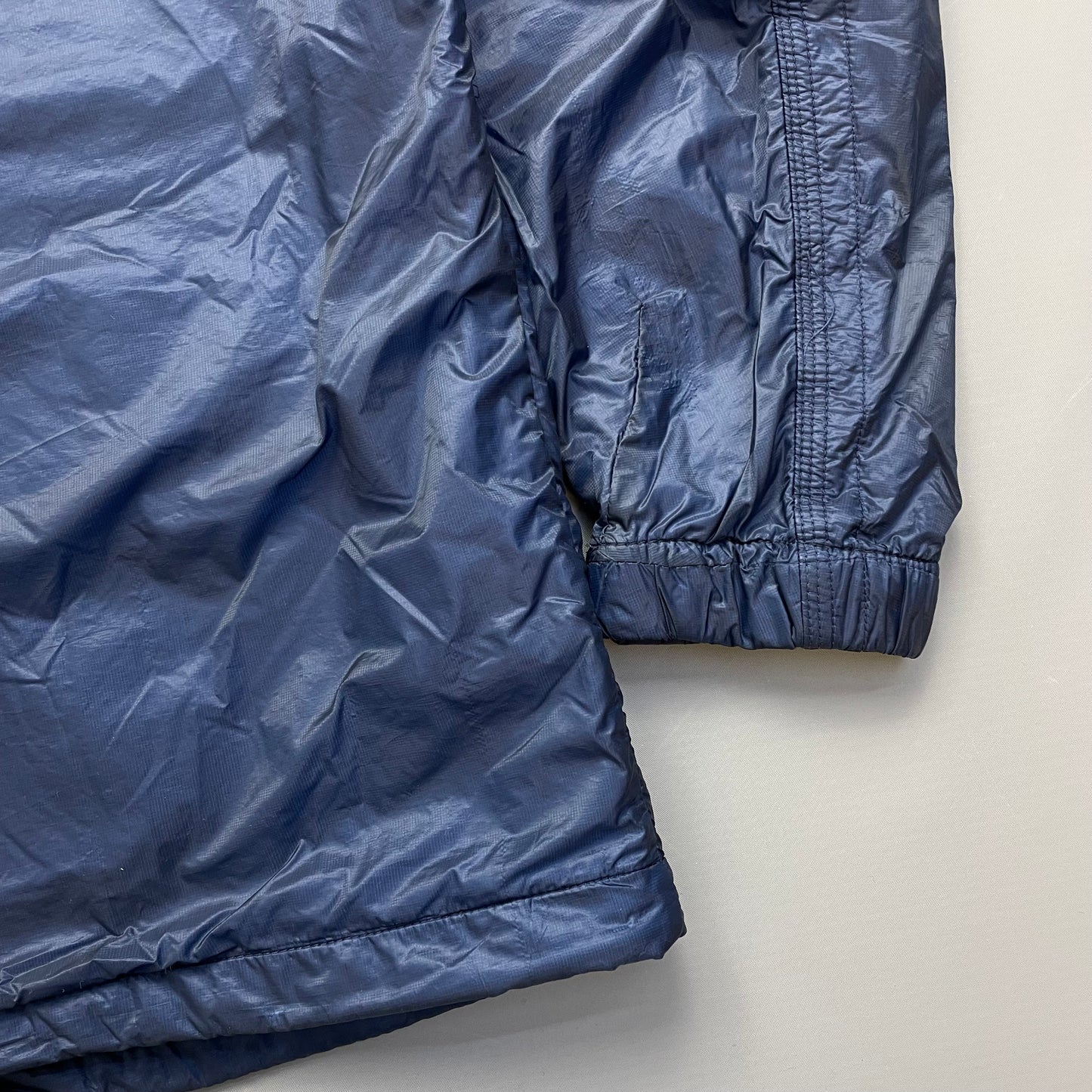 Stone Island Blue SS12 Micro Rip Stop 7 Den / Tyvek Shield Hooded Field Jacket