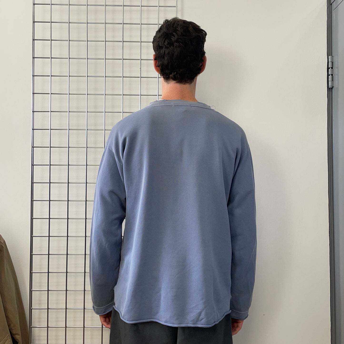 Stone Island Blue 90s Spellout Jumper
