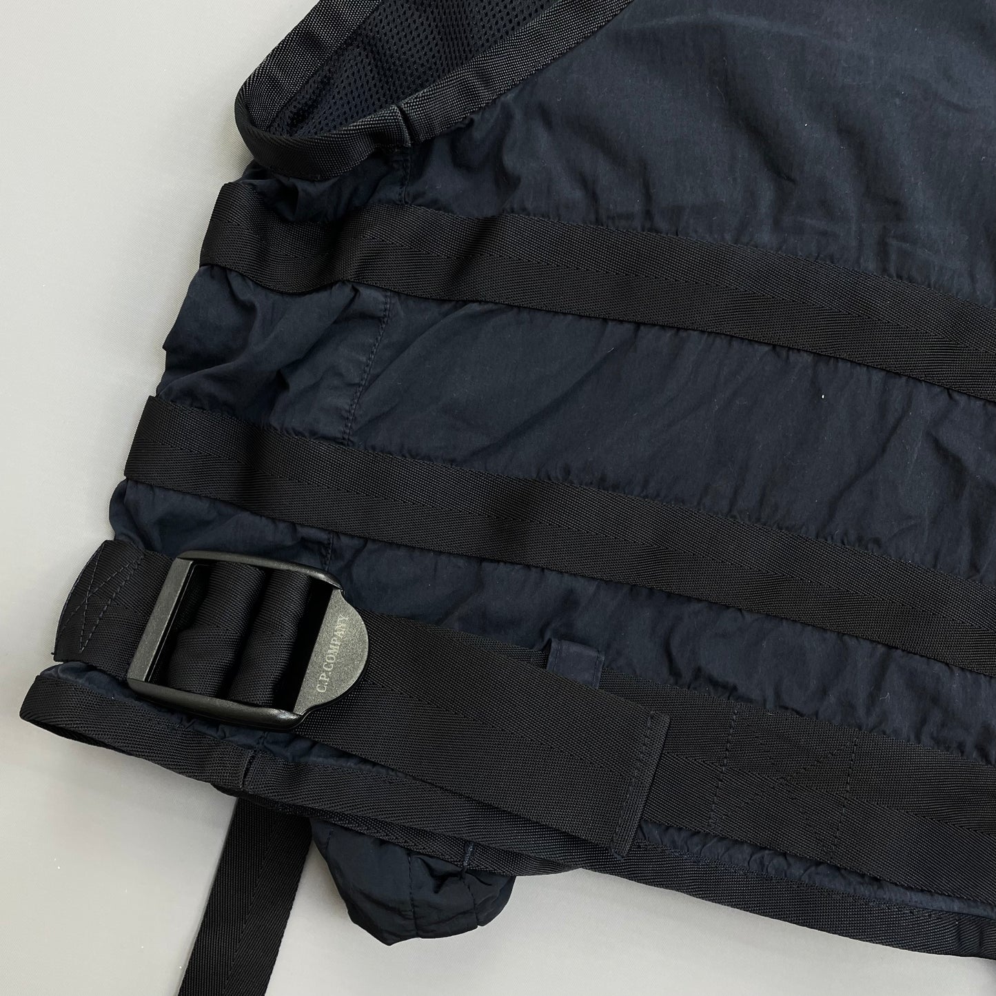 C.P. Company Navy 50 Fili Garment Dyed Tactical Utility Gilet Vest