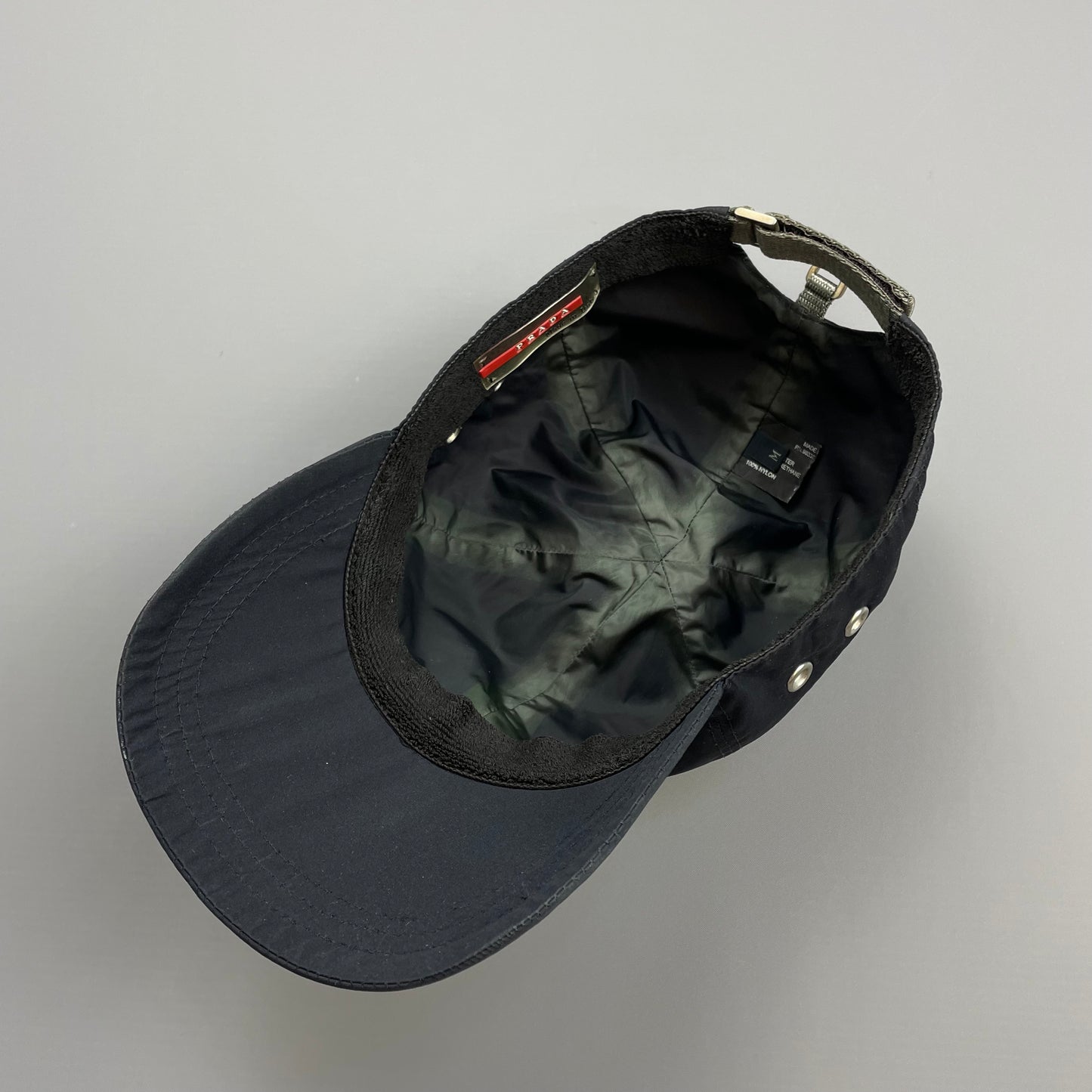Prada Sport Navy 00s Technical Strap Cap