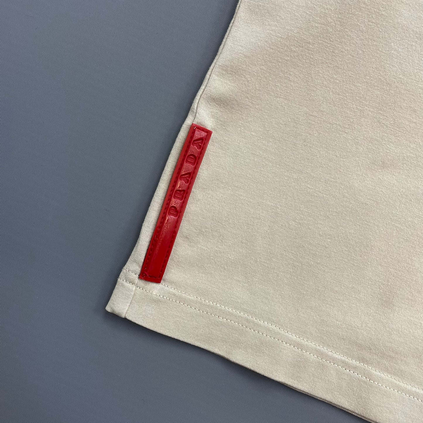 Prada Sport Beige 00s Rear Pocket Elastane T-Shirt