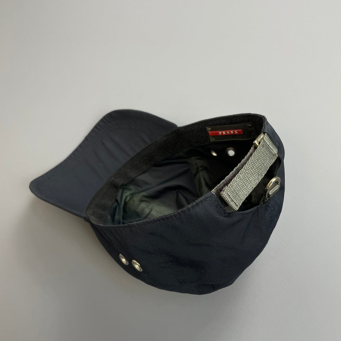 Prada Sport Navy 00s Technical Strap Cap